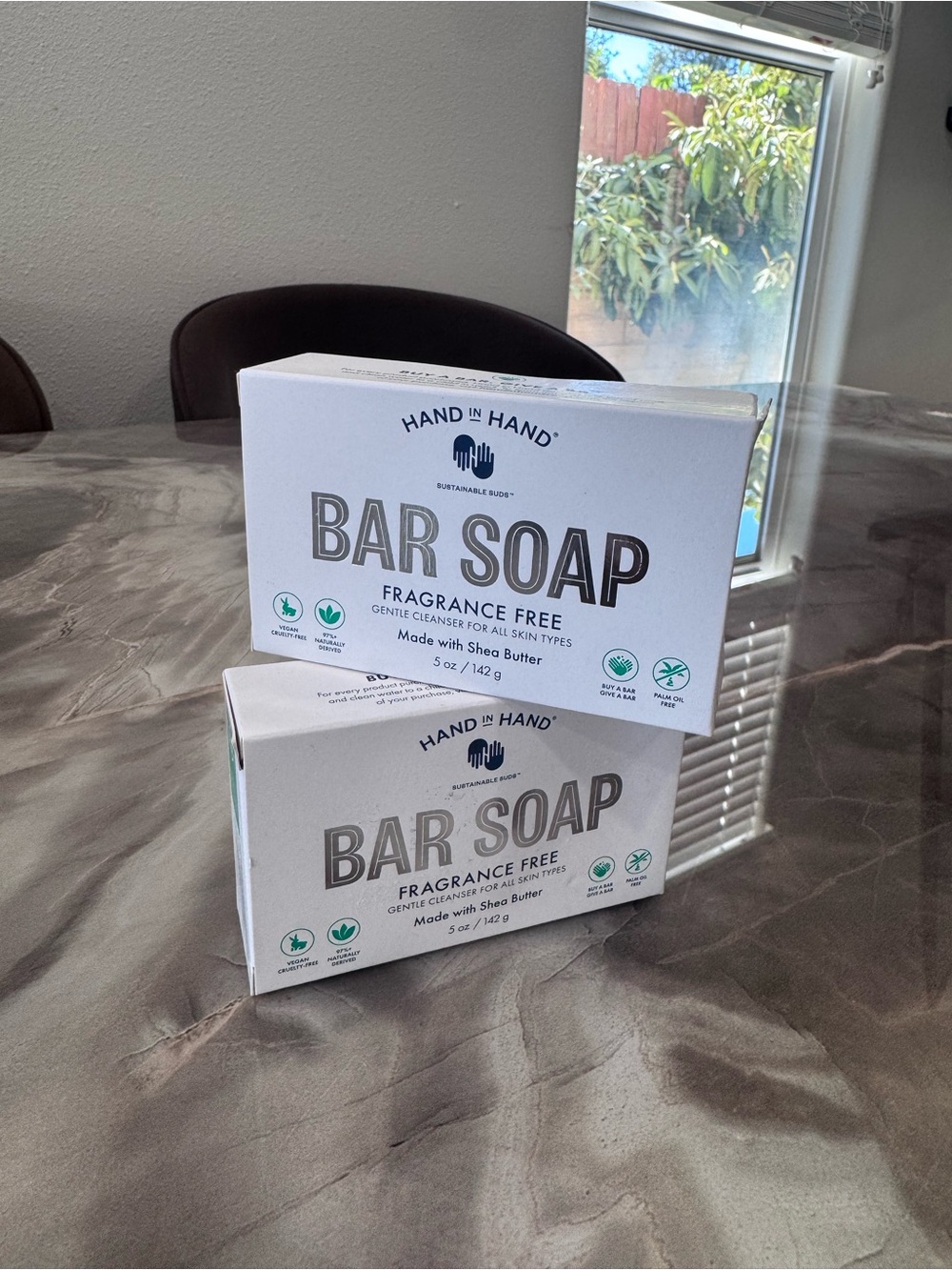 Hand in Hand Fragrance Free Body Bar Soap